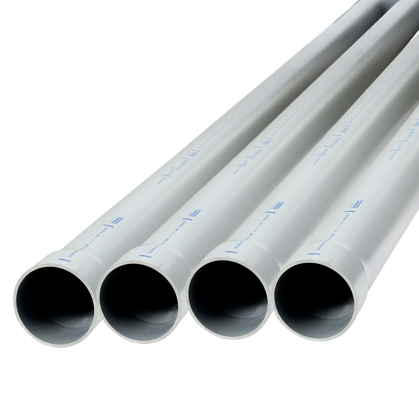 Medición de tubos (tuberías/conductos) de plástico industriales